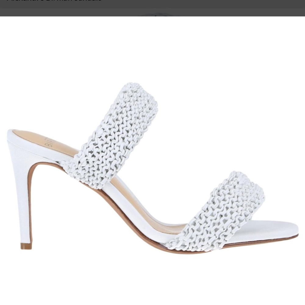 Elegant White Women's Heeled Sandals